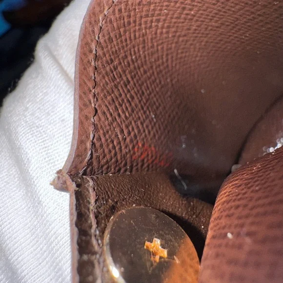 Louis Vuitton repurpose handpainted converted cigarette case brown DAMIER canvas - Picture 12 of 14